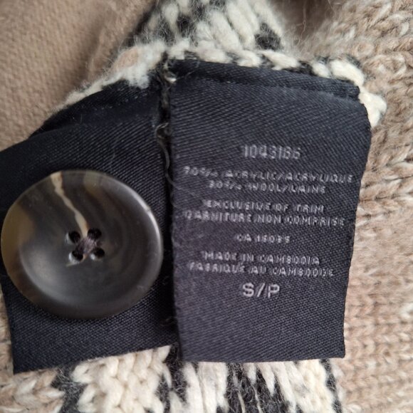 Sansara Brown, Beige and Cream Button Down Knit Cardigan - Picture 6 of 8